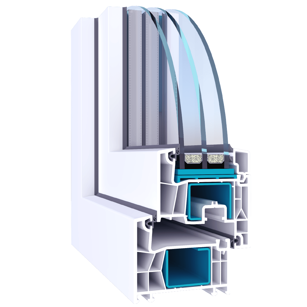 Металопластикові вікна Віконда 76 AD