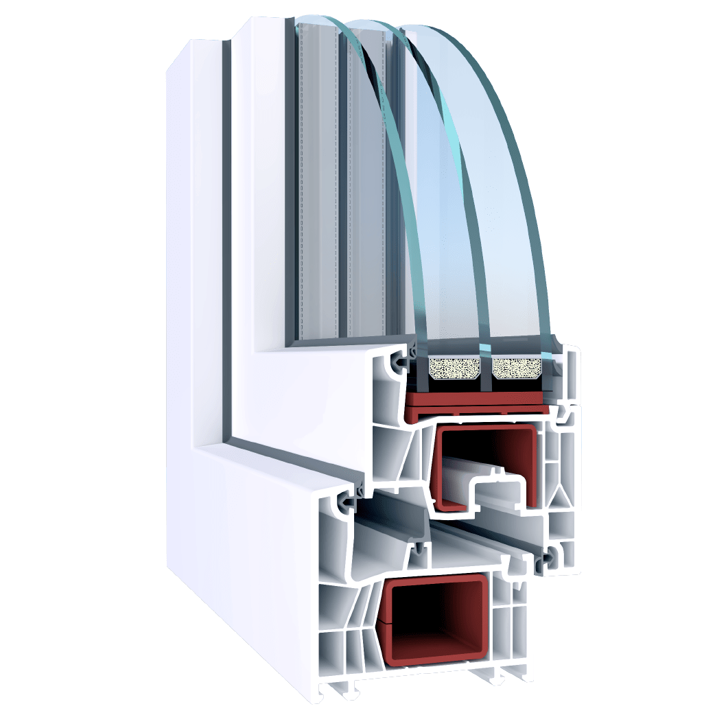 Металопластикові вікна Віконда 76 MD
