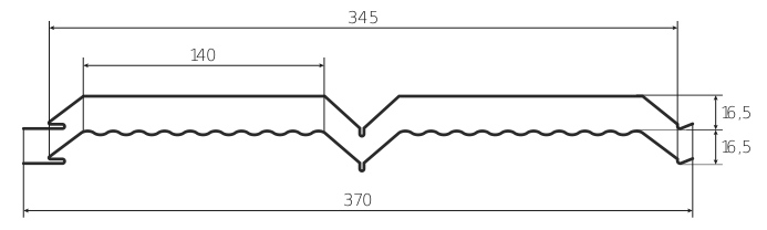 Металевий сайдинг Дошка/Брус розмір Металевий сайдинг Дошка/Брус розмір